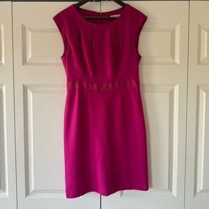 Trina Turk Sleeveless Sheath Dress | Hot Pink | Estimated US 6–8